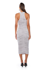 BEST BEHAVIOR SLINKY MIDI DRESS