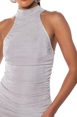 BEST BEHAVIOR SLINKY MIDI DRESS