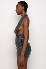 BEST DRESSES RHINESTONE MINI DRESS