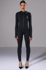 BEST WITH ANYTHING ZIP UP CATSUIT