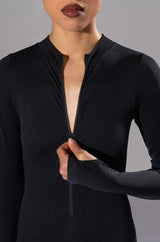 BEST WITH ANYTHING ZIP UP CATSUIT