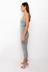 BEST YET MIDI ONE SLEEVE DRESS