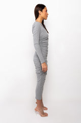 BEST YET MIDI ONE SLEEVE DRESS