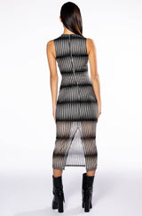 SAIGE SLEEVELESS MIDI DRESS