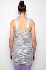 BETTER FOR IS RHINESTONE MINI DRESS