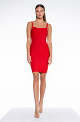 BETTER FOREVER BANDAGE MINI DRESS