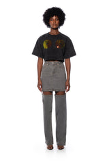 BETTER TOGETHER METALLIC PATCH GRAPHIC TSHIRT