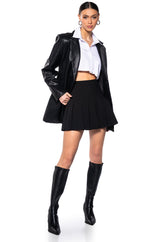 BARDOT PLEATED MINI SKIRT
