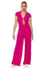 BIANCA TIE FRONT MESH TOP