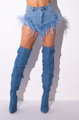 BIG ENERGY FEATHER STRETCH SHORT