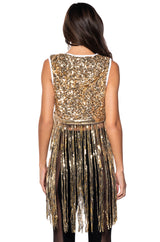 BIG WINS FRINGE TANK TOP