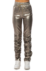 BLINDING LIGHTS PU METALLIC PANT