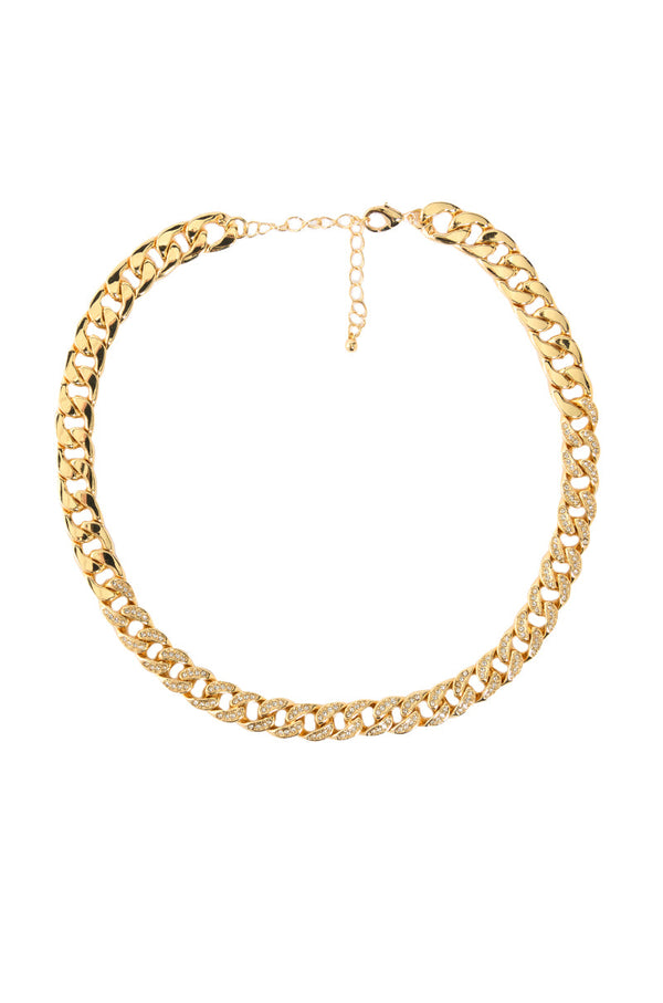 BLING CUBAN CHAIN IN GOLD