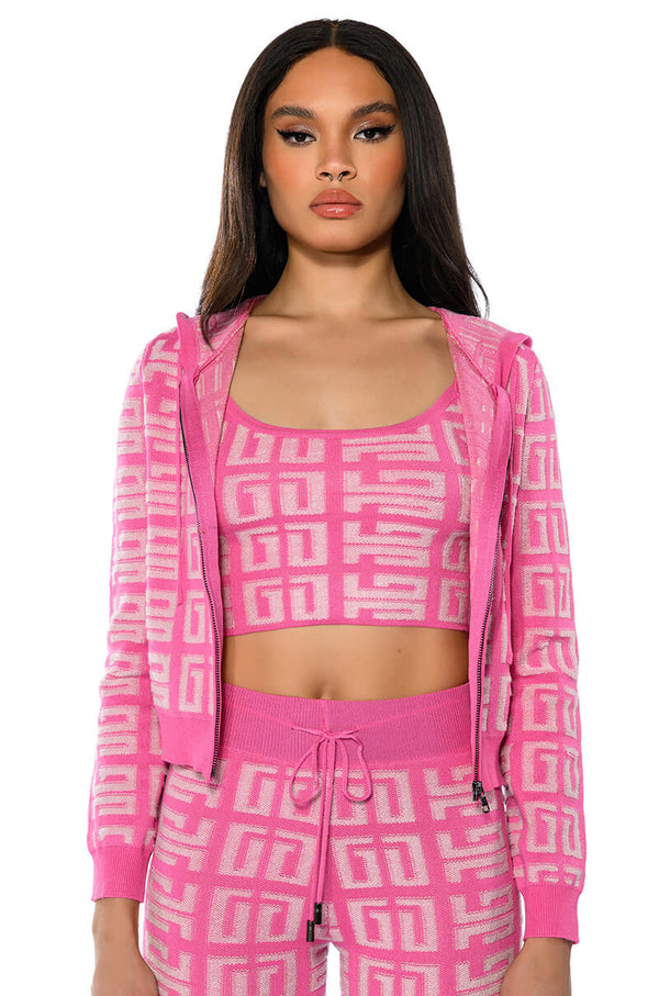 BLOWN AWAY CROPPED KNIT TANK TOP