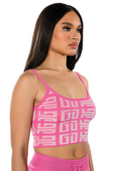 BLOWN AWAY CROPPED KNIT TANK TOP