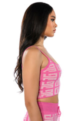 BLOWN AWAY CROPPED KNIT TANK TOP