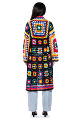 BOBBI FLORAL WOVEN CARDIGAN