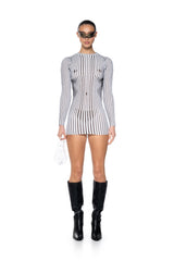 BODY LIKE ART MINI DRESS