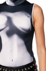 BODY MOVES SLEEVELESS BODYSUIT