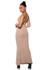 BODY TALK FITTED MAXI DRESS