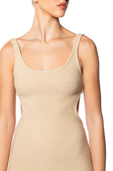DAINA OPEN BACK MIDI DRESS