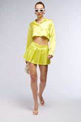 BOUND TO YOU CROP BUTTON DOWN BLOUSE