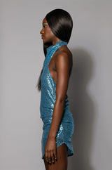 BREAKING NEWS SEQUIN MINI DRESS