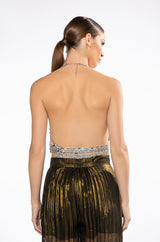 BREATHTAKING RHINESTONE TOP