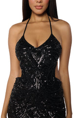 BRIELLE SEQUIN MINI DRESS