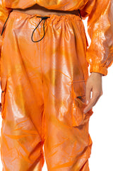 BRIGHT BRIGHT GILDED PARACHUTE PANTS