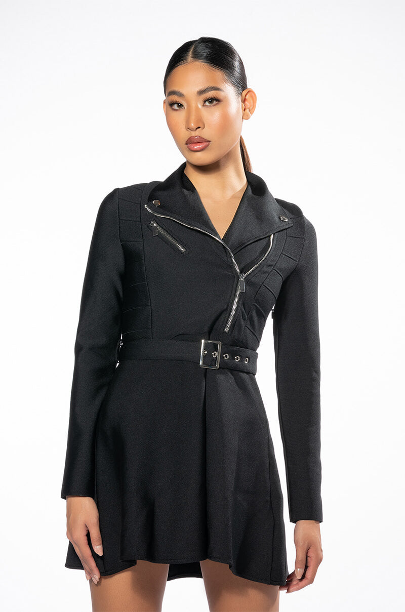 BRING THE DRAMA LONG SLEEVE DRESS