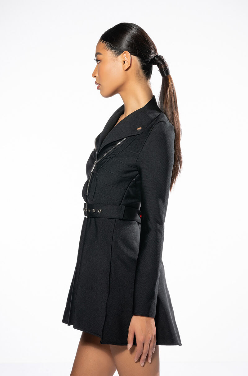 BRING THE DRAMA LONG SLEEVE DRESS