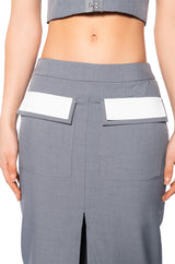 HALSEY MIDI PENCIL SKIRT