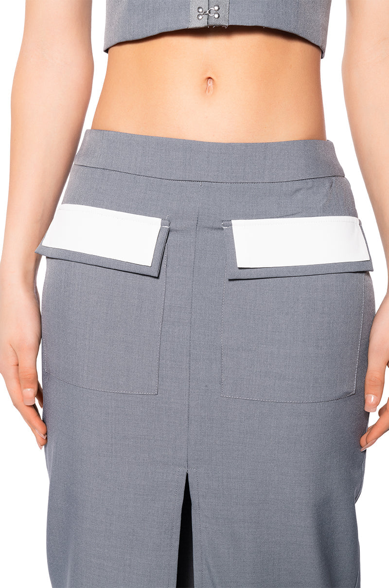 HALSEY MIDI PENCIL SKIRT
