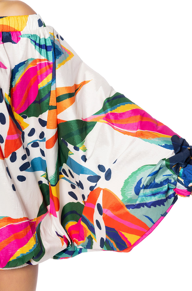 BRUNCH IN THE SUN FLORAL MINI DRESS