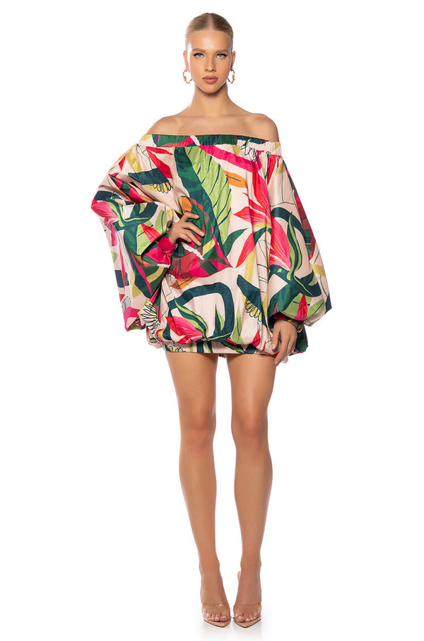 NOBODYS BUSINESS NYLON MIDI DRESS
