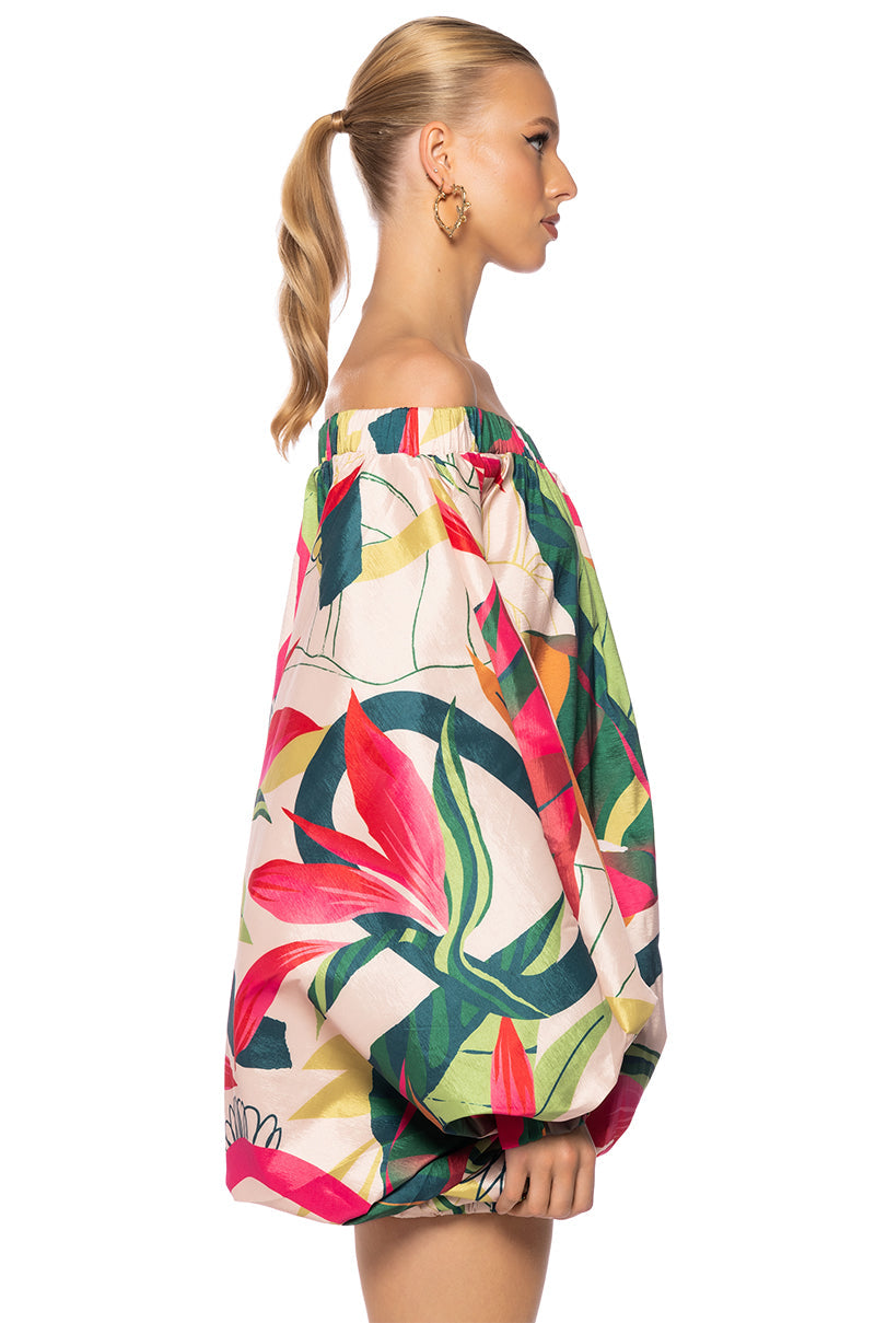 NOBODYS BUSINESS NYLON MIDI DRESS