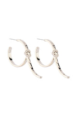 BUCKLE UP HOOP EARRING