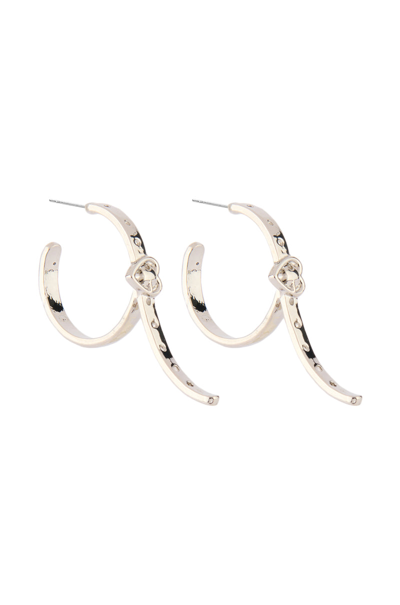 BUCKLE UP HOOP EARRING
