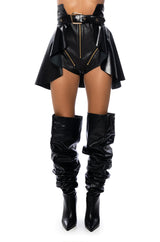 BUCKLE UP MINI SKIRT BELT
