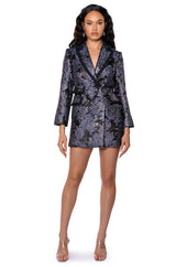 BUSINESS AS USUAL BLAZER MINI DRESS