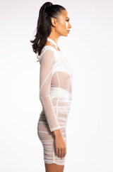 BY MY SIDE MIDI DRESS WITH CUT OUTS
