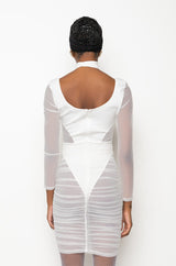 BY MY SIDE MIDI DRESS WITH CUT OUTS