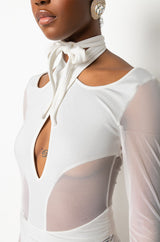 BY MY SIDE MIDI DRESS WITH CUT OUTS
