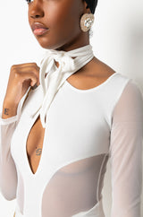 BY MY SIDE MIDI DRESS WITH CUT OUTS