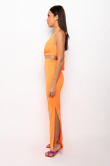 CABO VIBES HALTER TOP MAXI DRESS