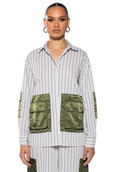 CALLIE BUTTONDOWN TOP