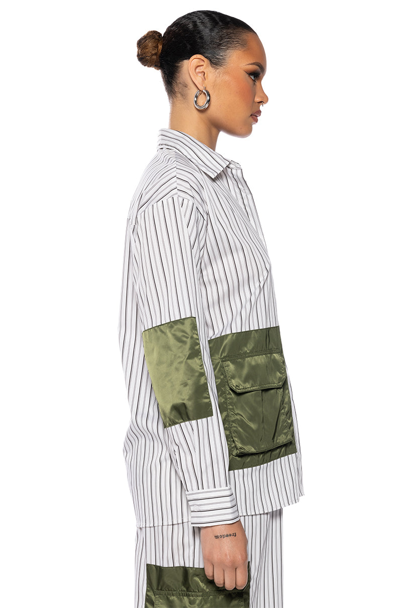 CALLIE BUTTONDOWN TOP