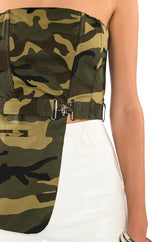 CAMO CHIC TUBE TOP