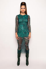CAN'T RELATE MAXI MESH DRESS